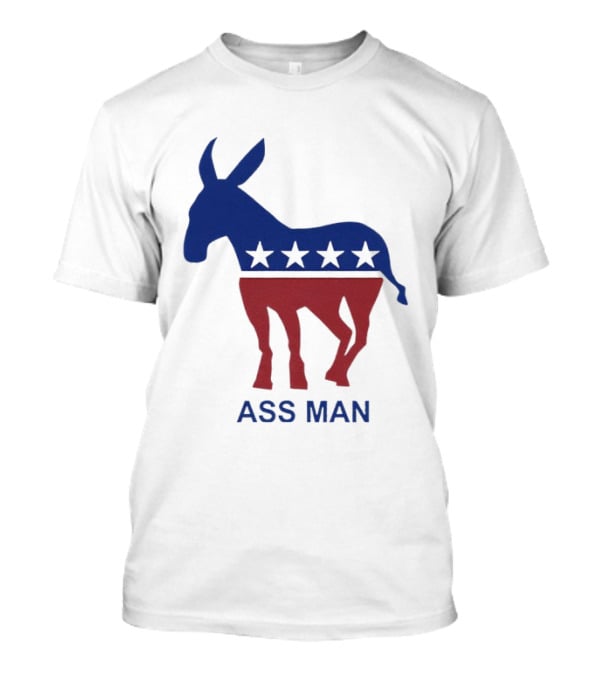 Ass Man Democratic Party Donkey Stars T-Shirt