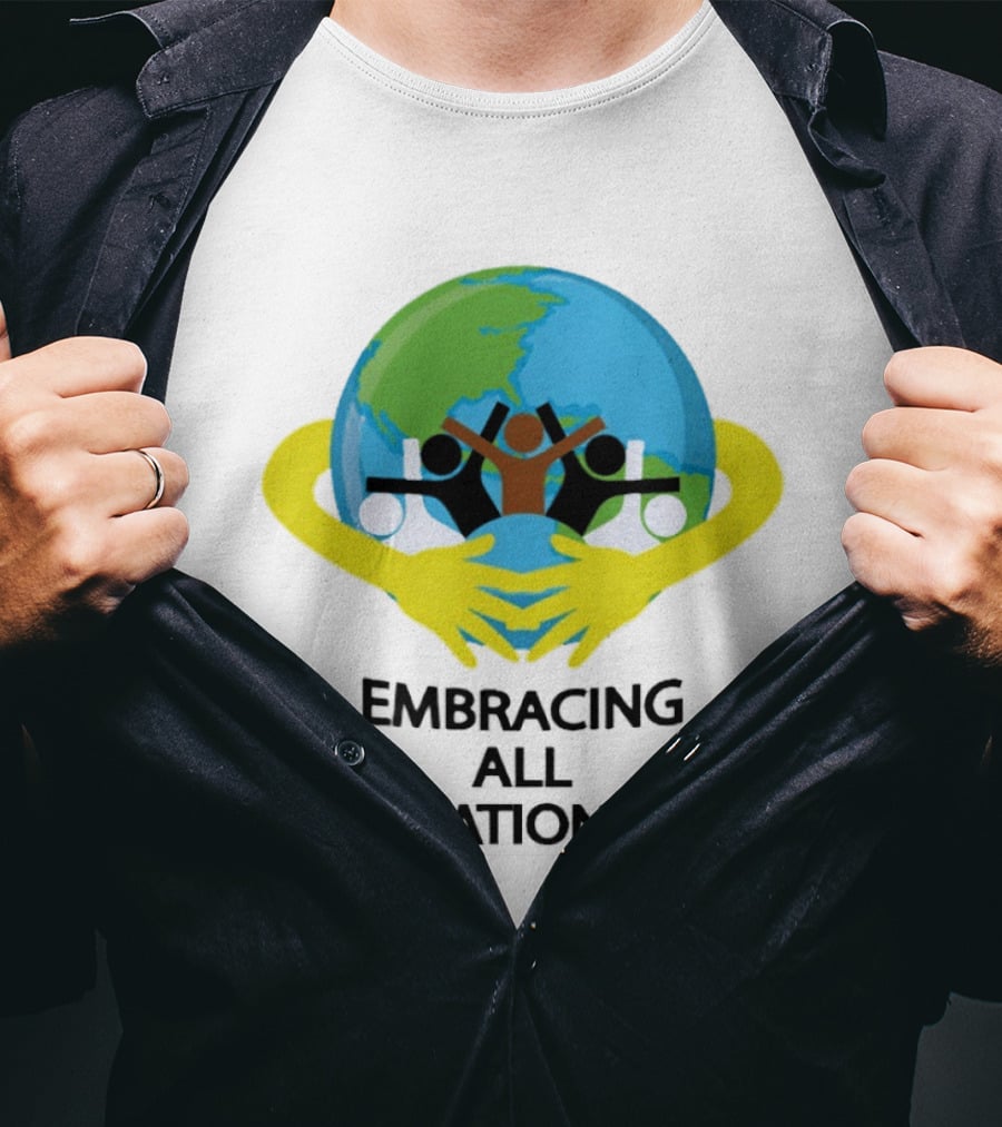 Embracing All Nations Global Unity 2026 T-Shirt
