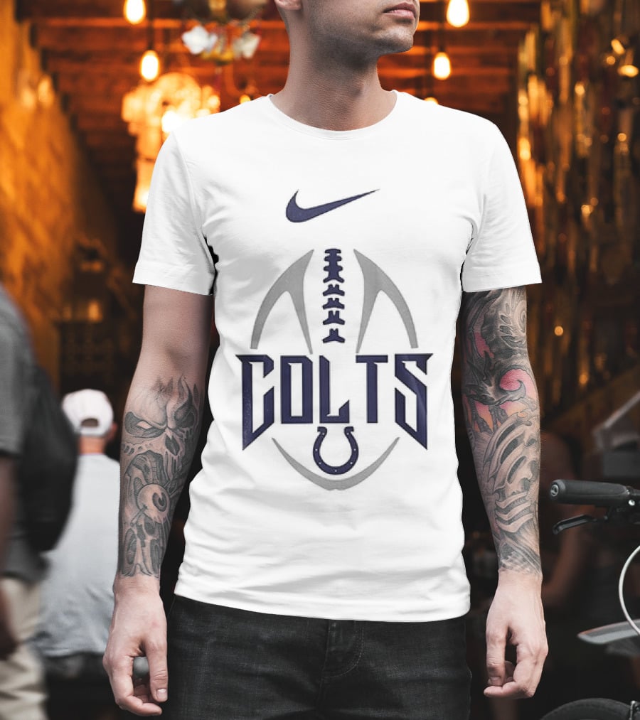 Indianapolis Colts Nike Drag Racing Football T-Shirt
