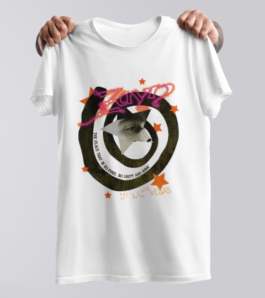 Zayn Live In Vegas The Place That Is So Pure So Dirty And Raw Star Eye T-Shirt