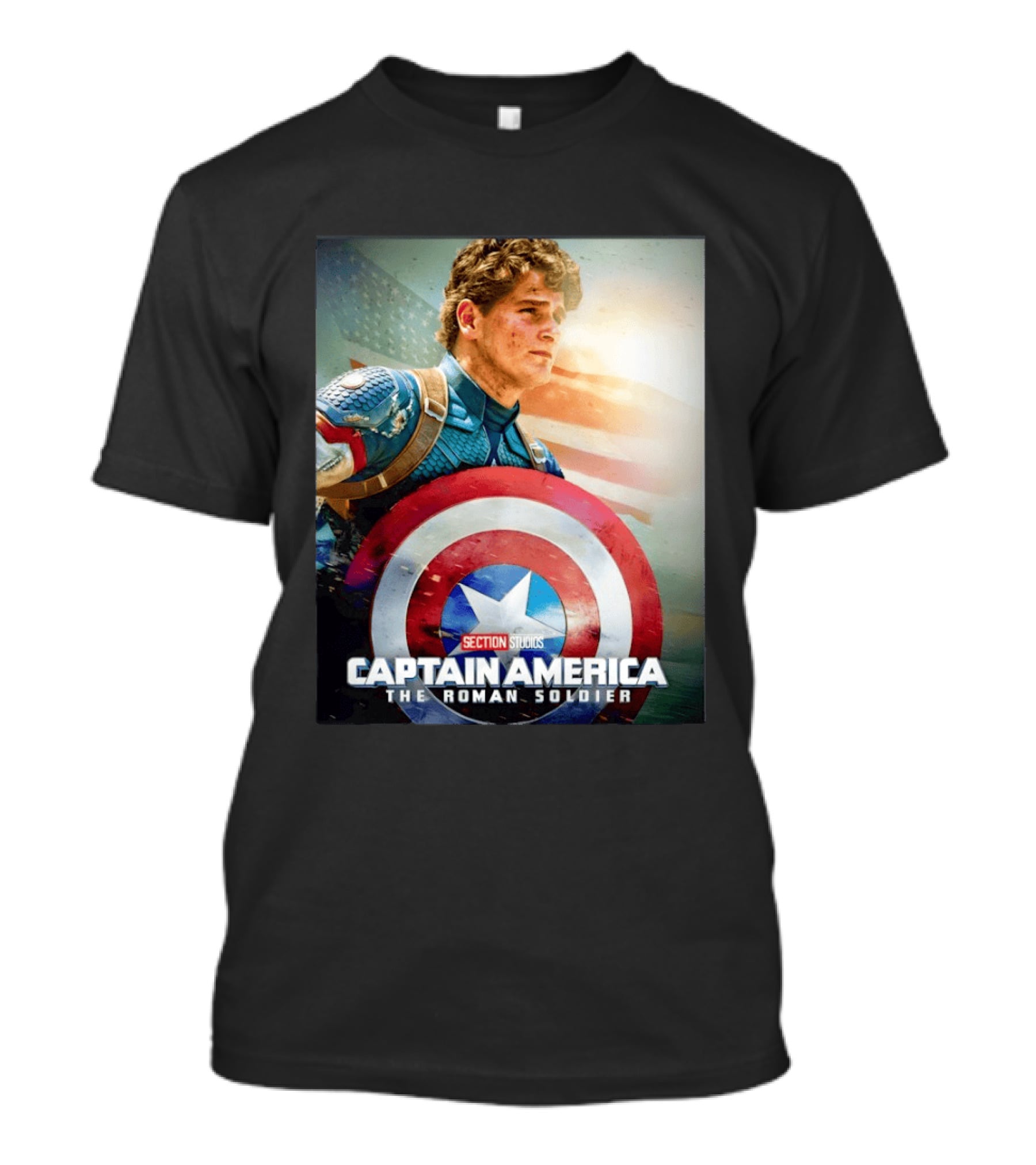 SECTION STUDIOS Captain America The Roman Soldier T-Shirt