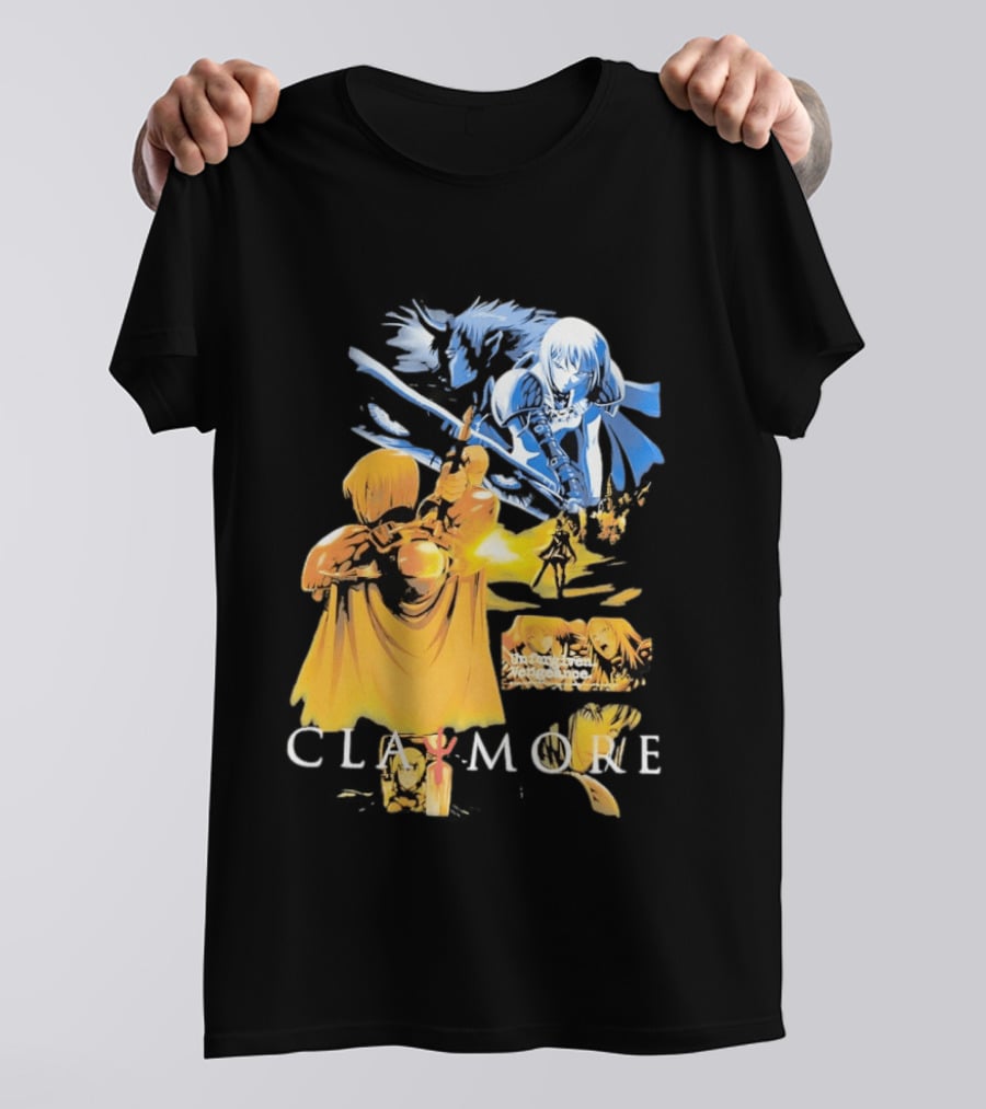 Claymore Clare Unforgiven Vengeance Sword Battle Scene T-Shirt