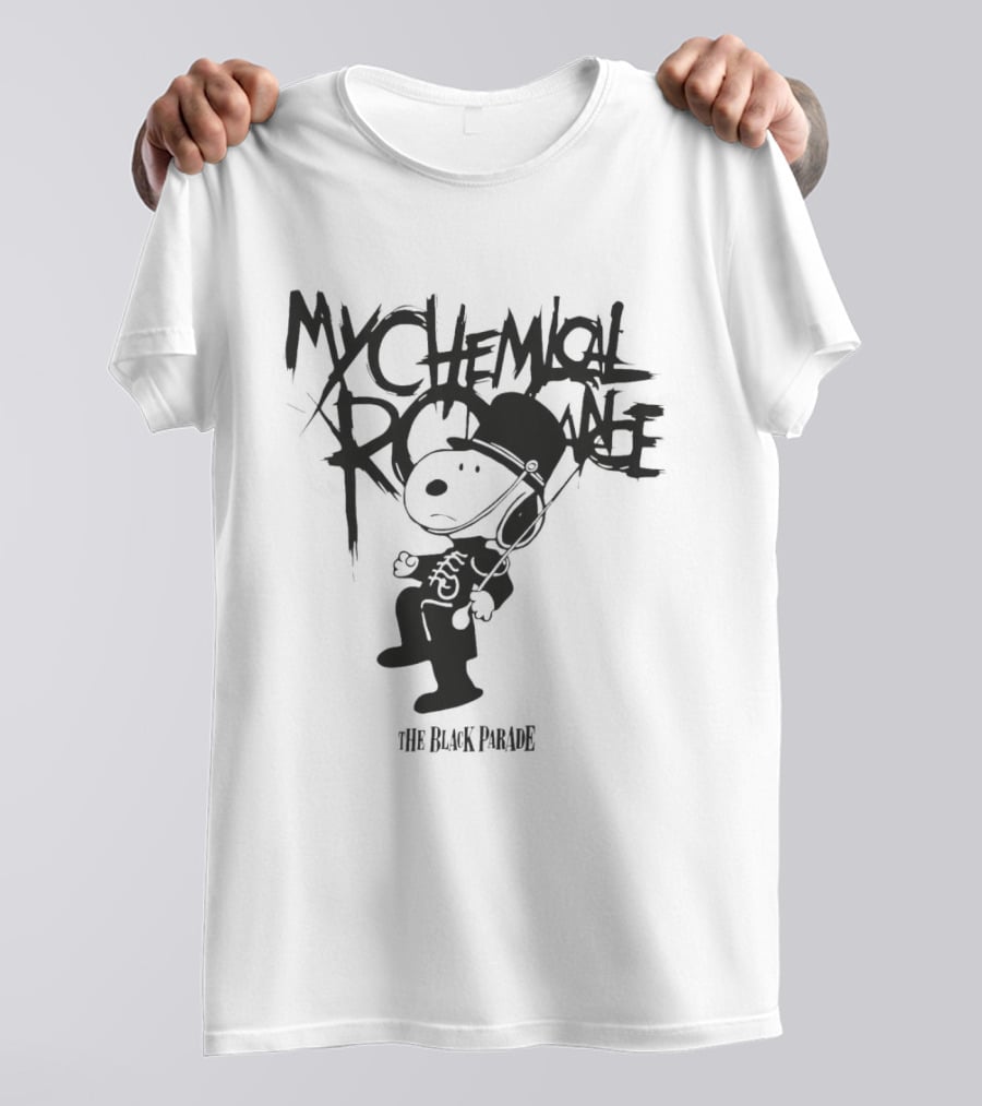 My Chemical Romance Snoopy The Black Parade Fan T-Shirt