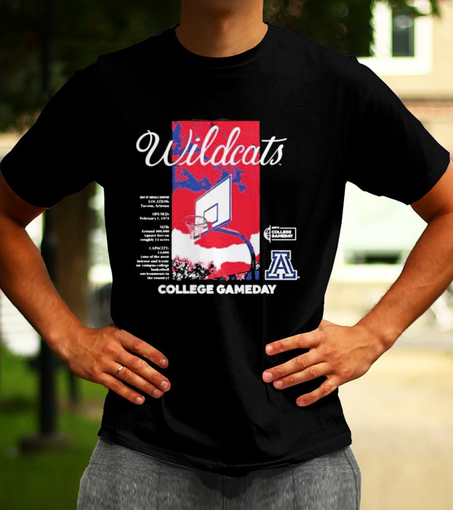 Arizona Wildcats Basketball College Gameday T-Shirt