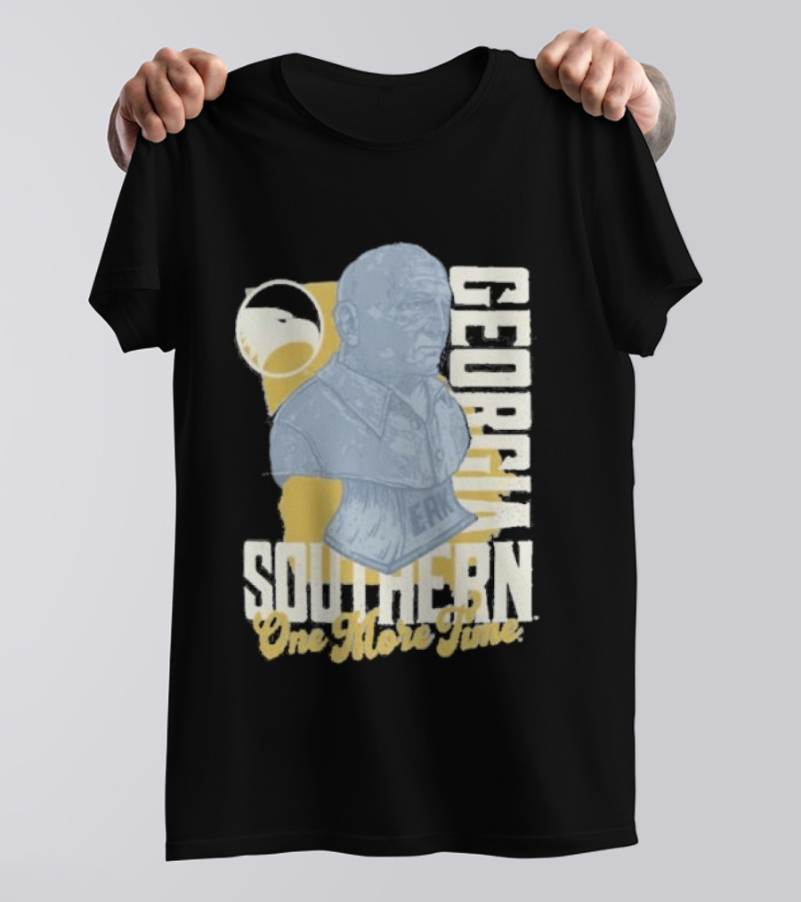 Georgia Southern Erk Russell Eagles One More Time Coach T-Shirt