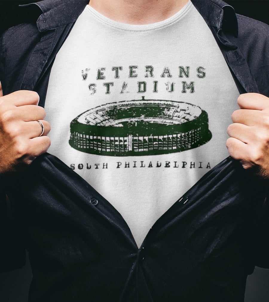 Veterans Stadium South Philadelphia Stadium Oval Arena T-Shirt