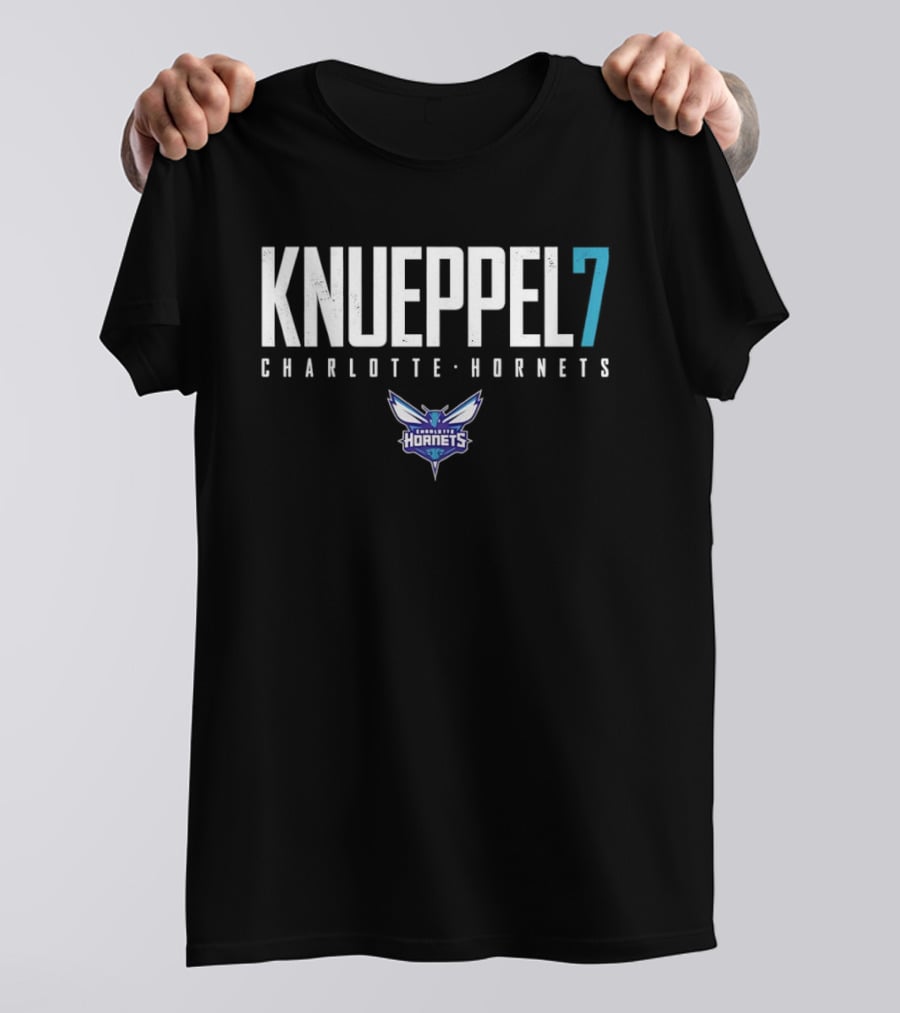 Knueppel 7 Charlotte Hornets Basketball Team NBA Fan Gear T-Shirt