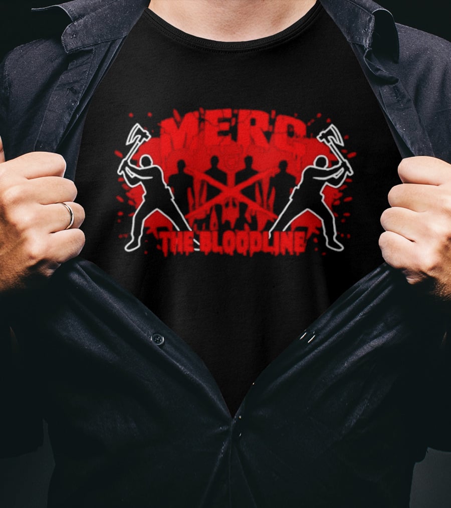 Merc The Bloodlines Axe Fighters Red T-Shirt