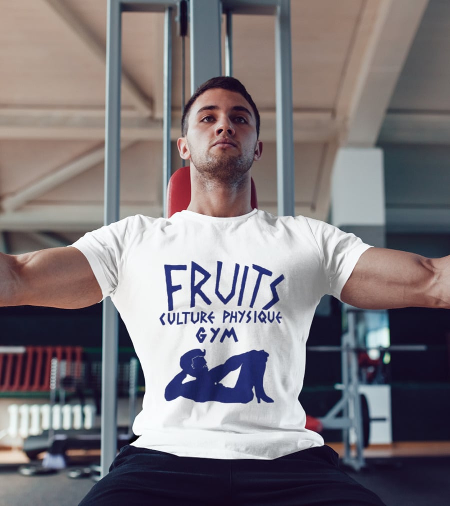 FRUITS Culture Physique Gym Silhouette Fitness T-Shirt