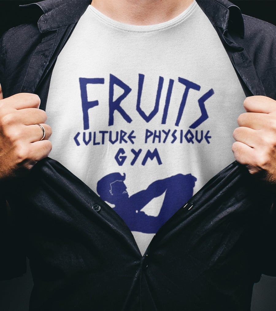 FRUITS Culture Physique Gym Silhouette Fitness T-Shirt