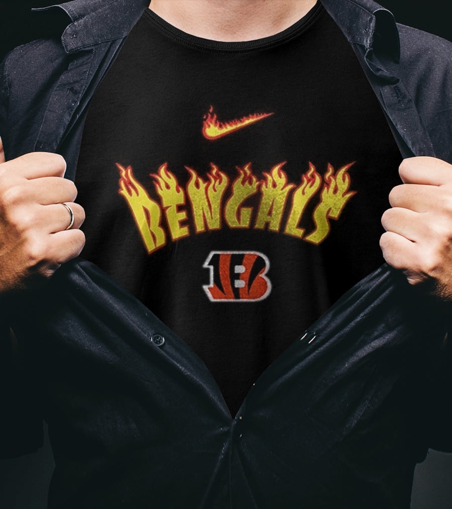 Cincinnati Bengals Nike Firewave Who Dey B T-Shirt