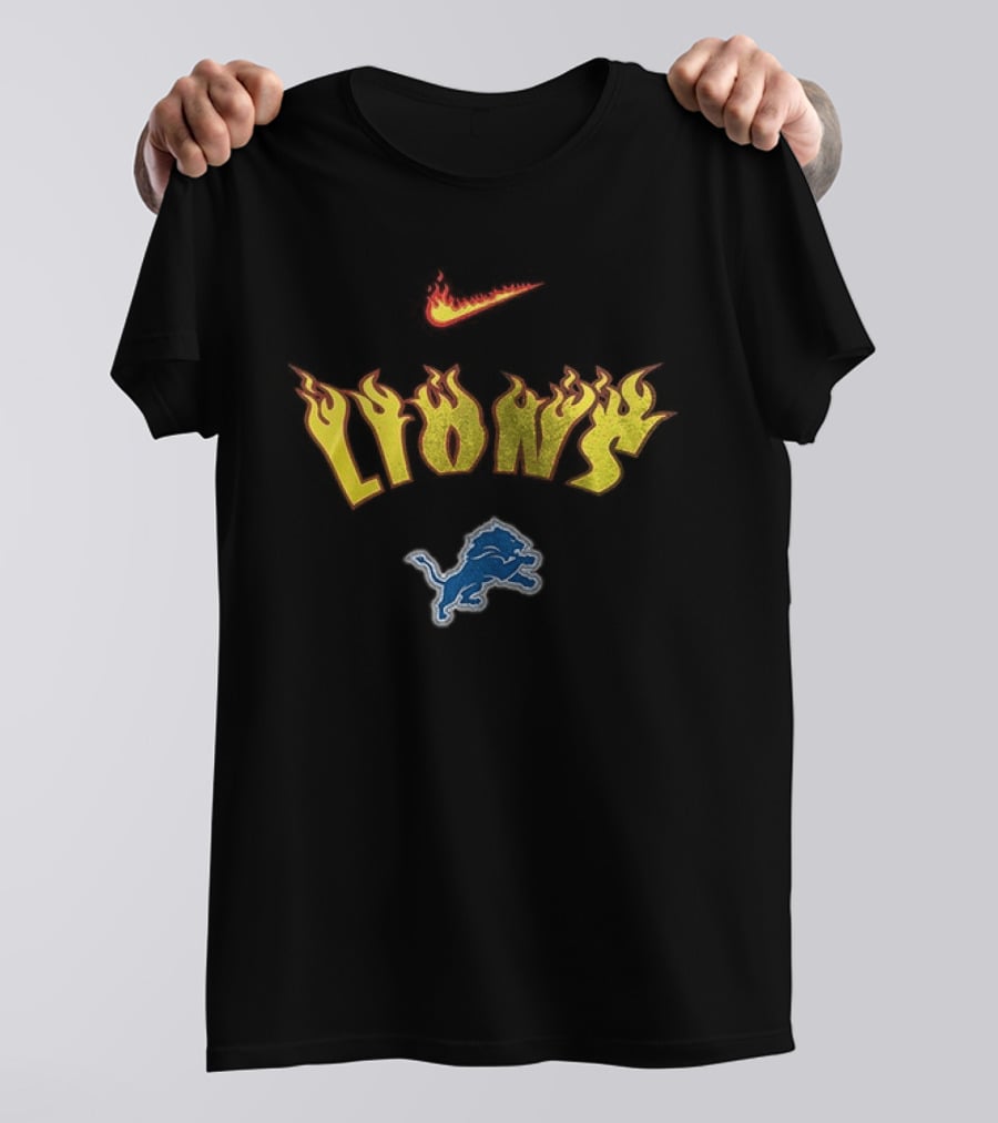Detroit Lions Firewave Nike One Pride T-Shirt