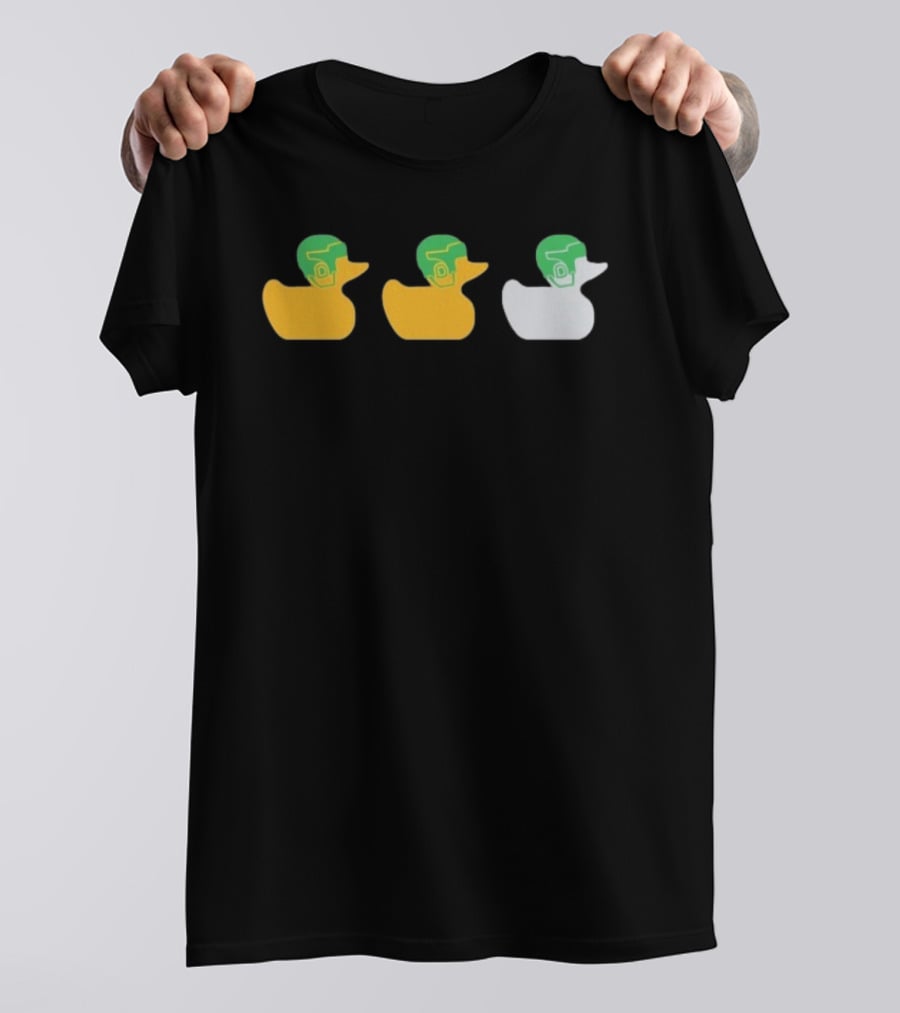 Minnesota Wild Duck Duck Green Helmet Ducks T-Shirt