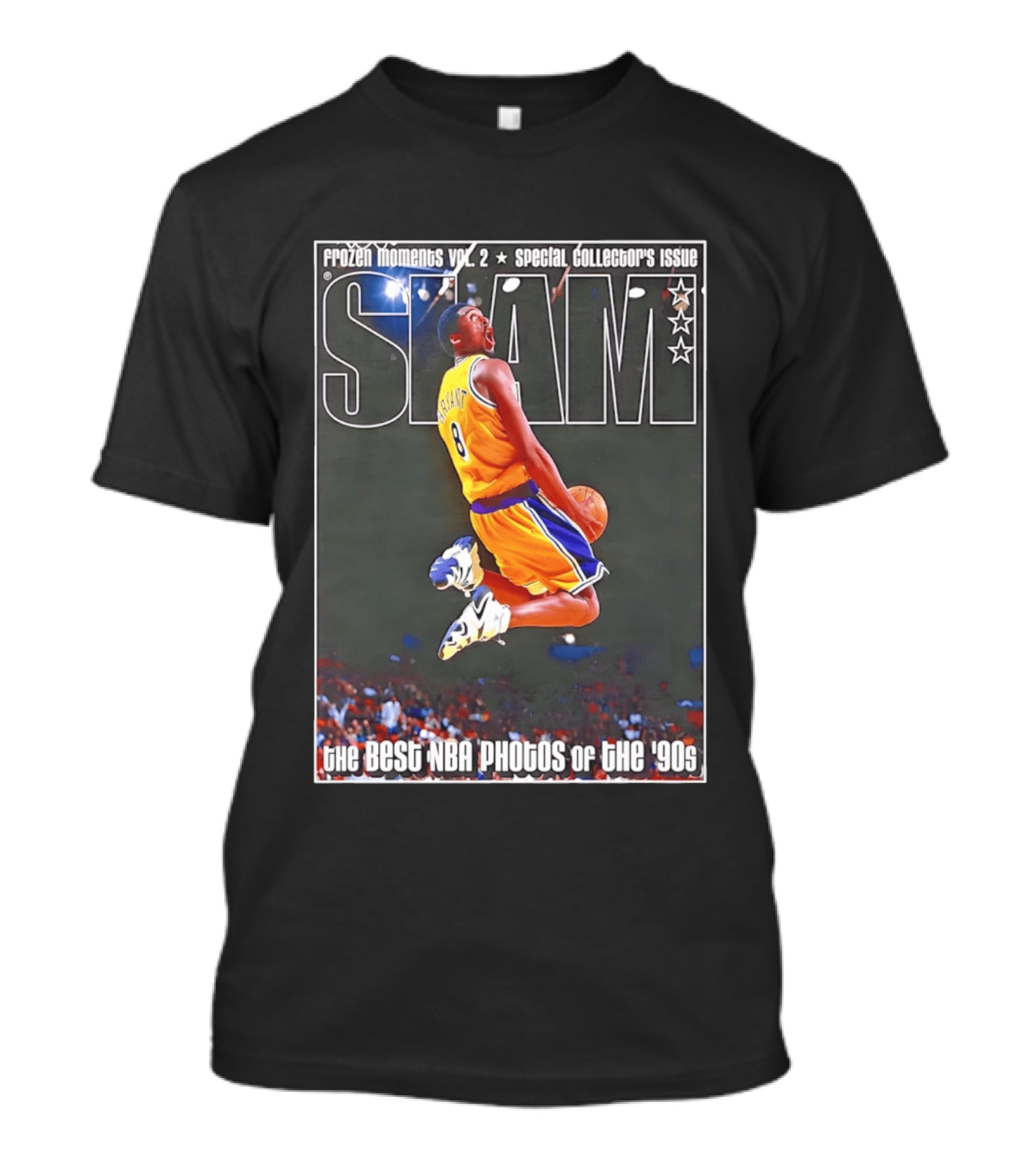 Frozen Moments Vol 2 Kobe Bryant Los Angeles Lakers SLAM Special Collector's Issue Best NBA Photos Of The '90s T-Shirt