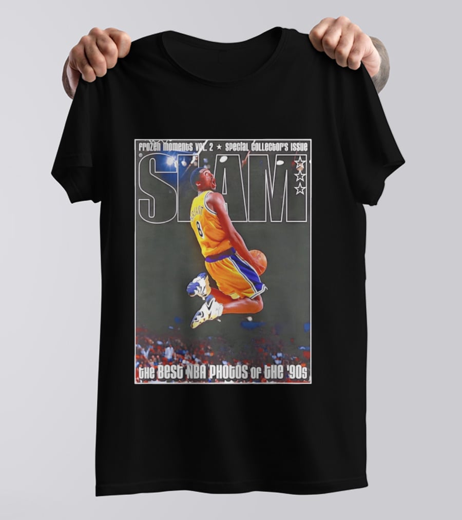 Frozen Moments Vol 2 Kobe Bryant Los Angeles Lakers SLAM Special Collector's Issue Best NBA Photos Of The '90s T-Shirt