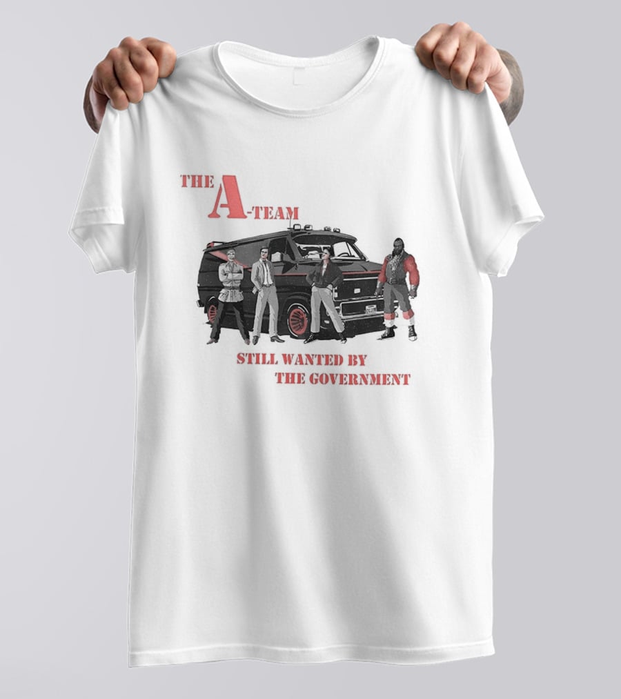 The A Team Classic Van Wanted By The Government T-Shirt