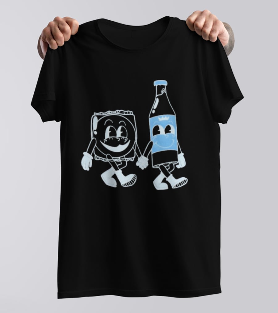 Matt Mitchell RC And MP Smiling Soda Bottle And Cartoon T-Shirt