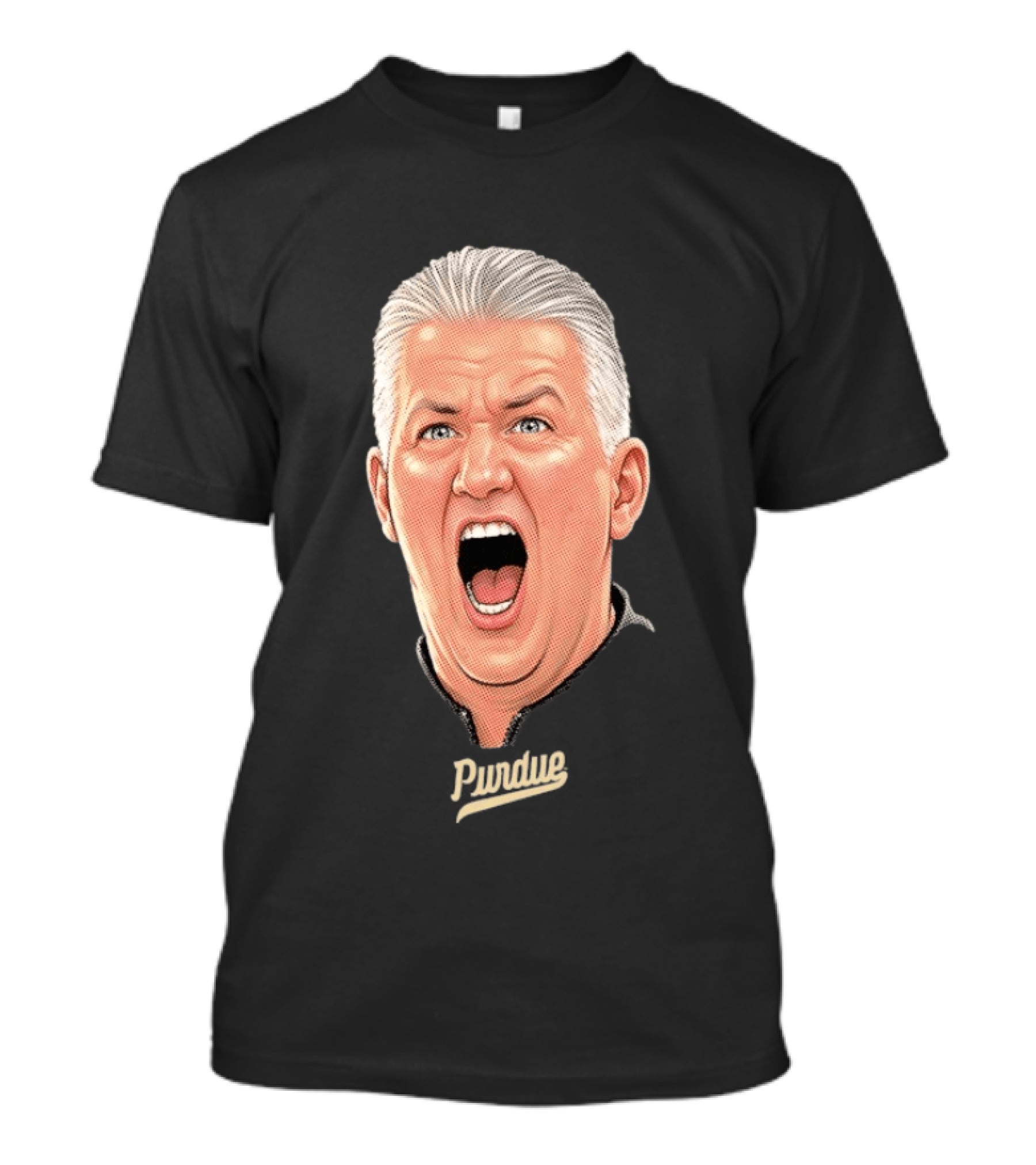 Purdue Boilermakers Coach Painter Bighead T-Shirt