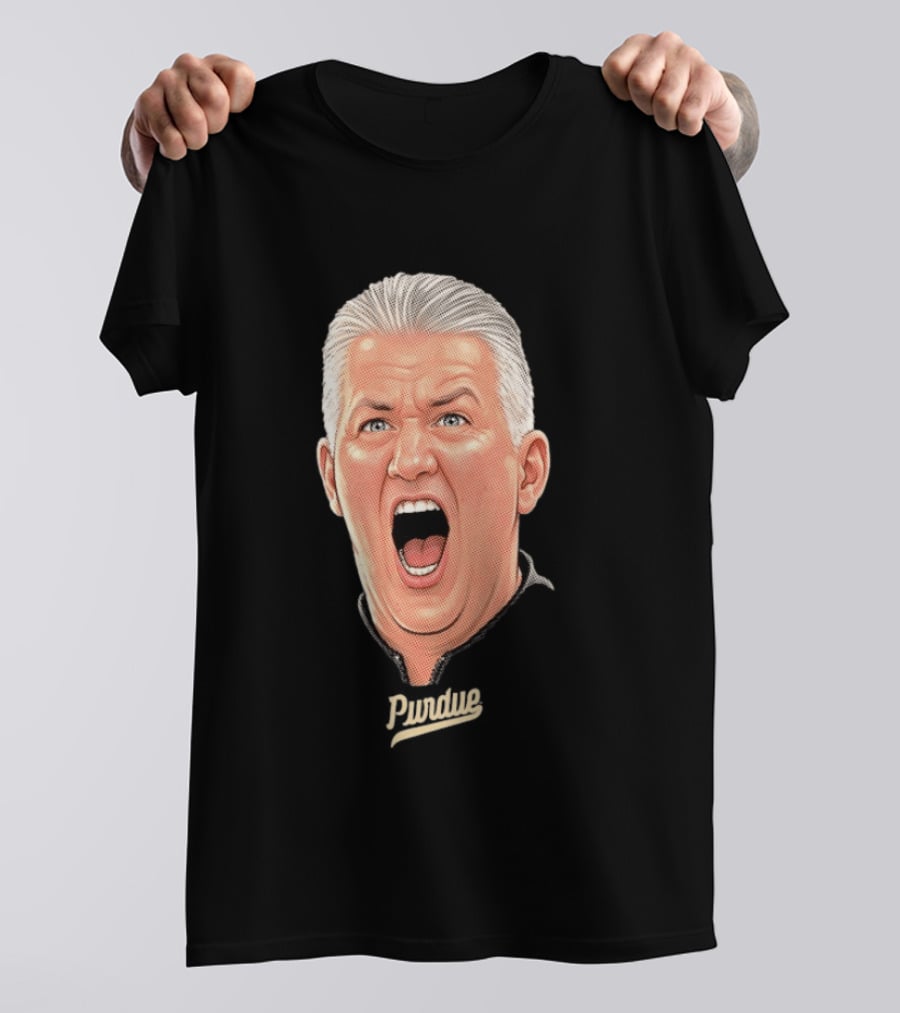 Purdue Boilermakers Coach Painter Bighead T-Shirt