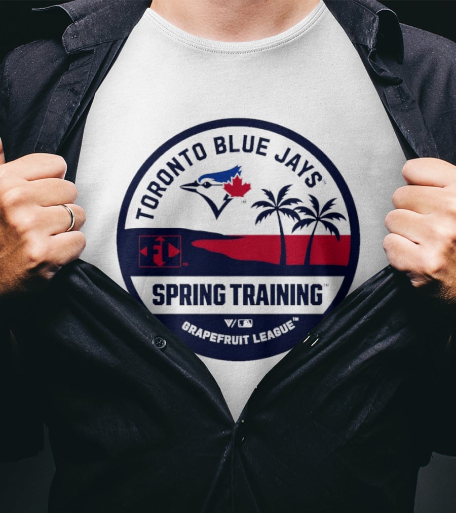 Toronto Blue Jays Spring Training Luxe Knit Palm Trees T-Shirt