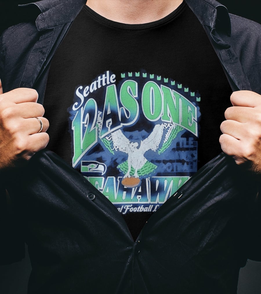 Seattle Seahawks 12 As One National Football League T-Shirt