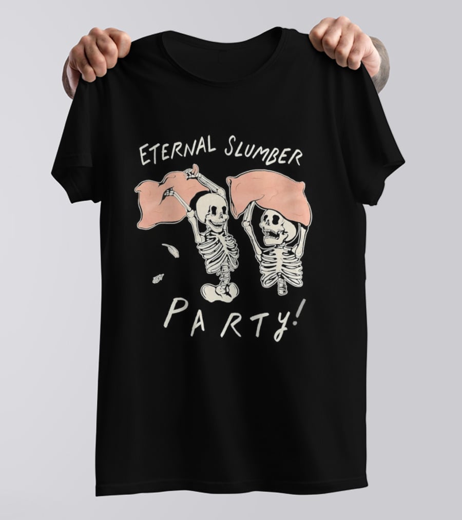 Skeleton Eternal Slumber Party Pajama Skeletons T-Shirt