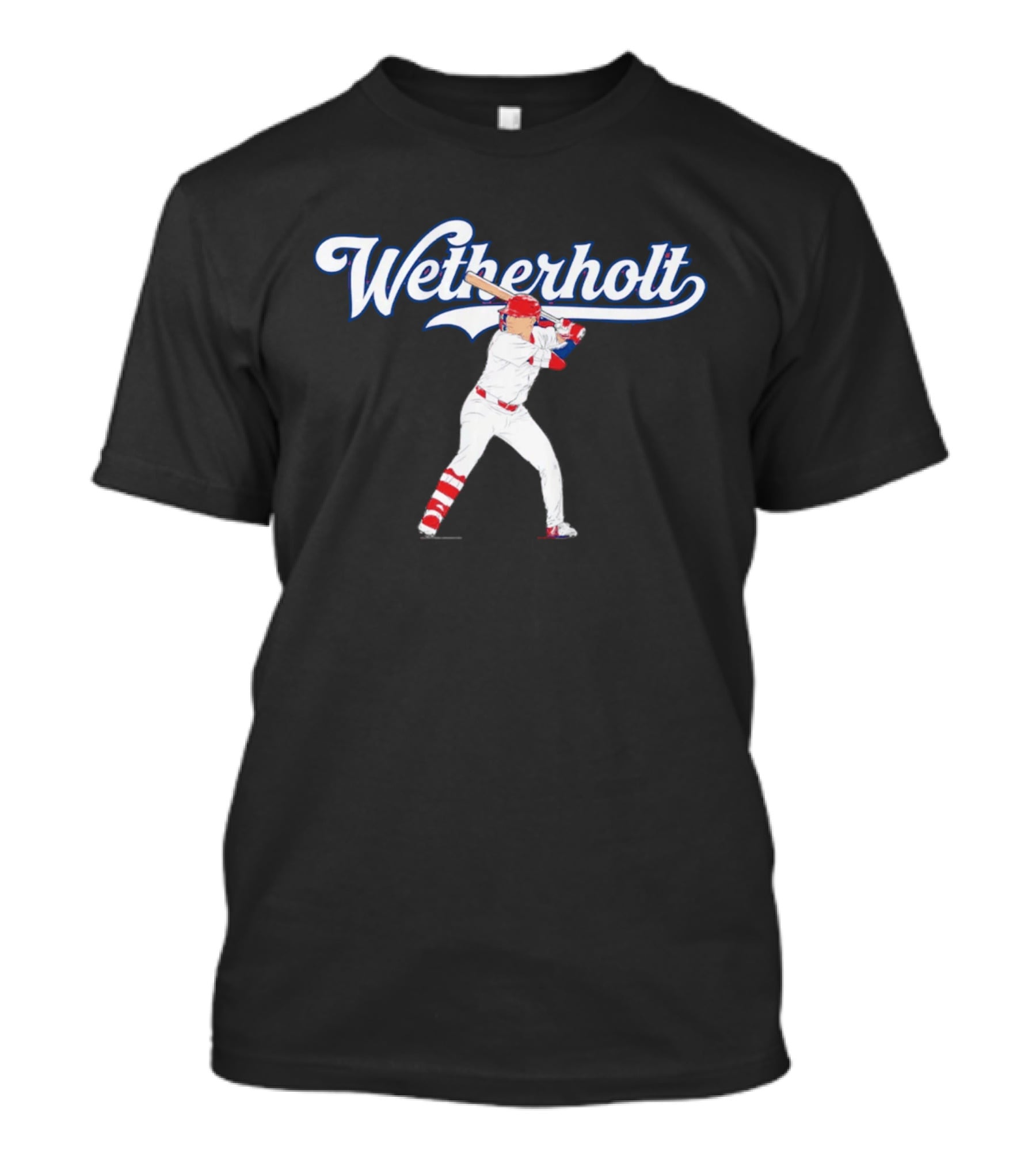 Wetherholt St. Louis Cardinals Baseball Swing Athletic T-Shirt
