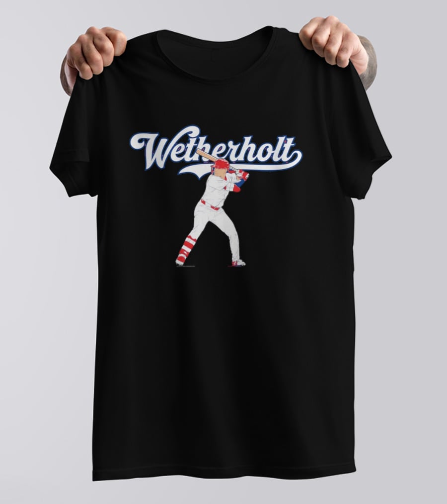 Wetherholt St. Louis Cardinals Baseball Swing Athletic T-Shirt