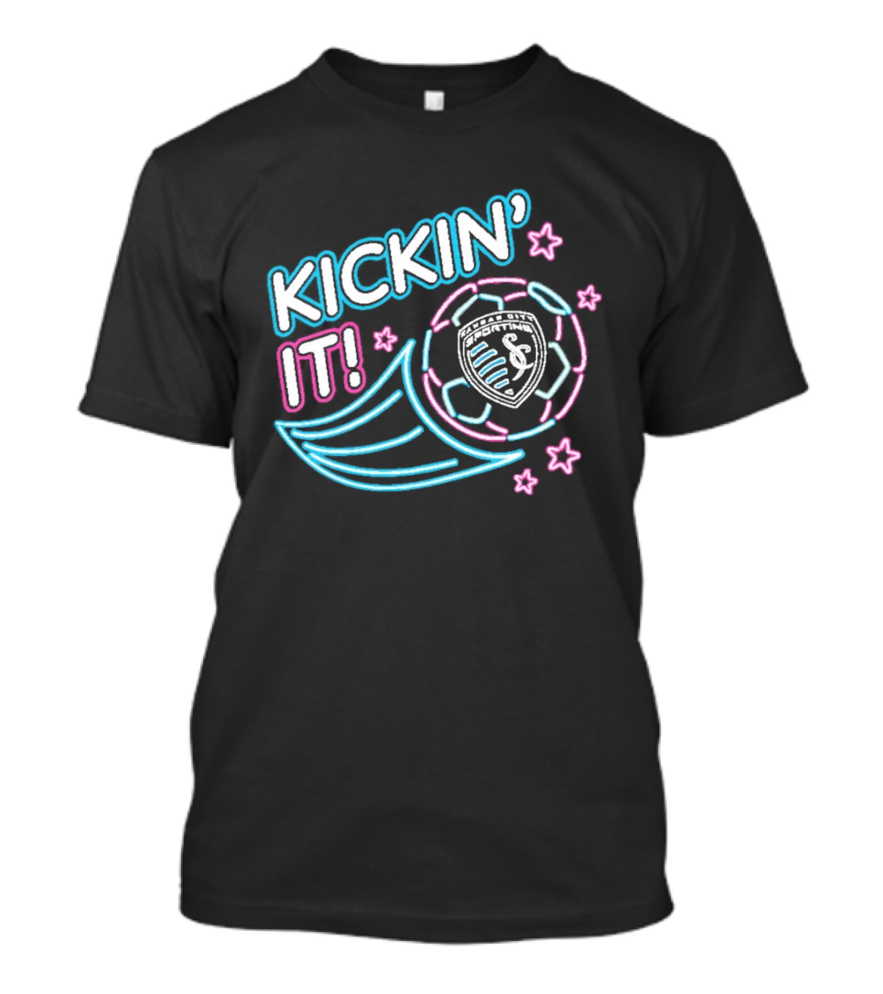 Kickin' It Sporting KC Soccer Stars And Shield T-Shirt
