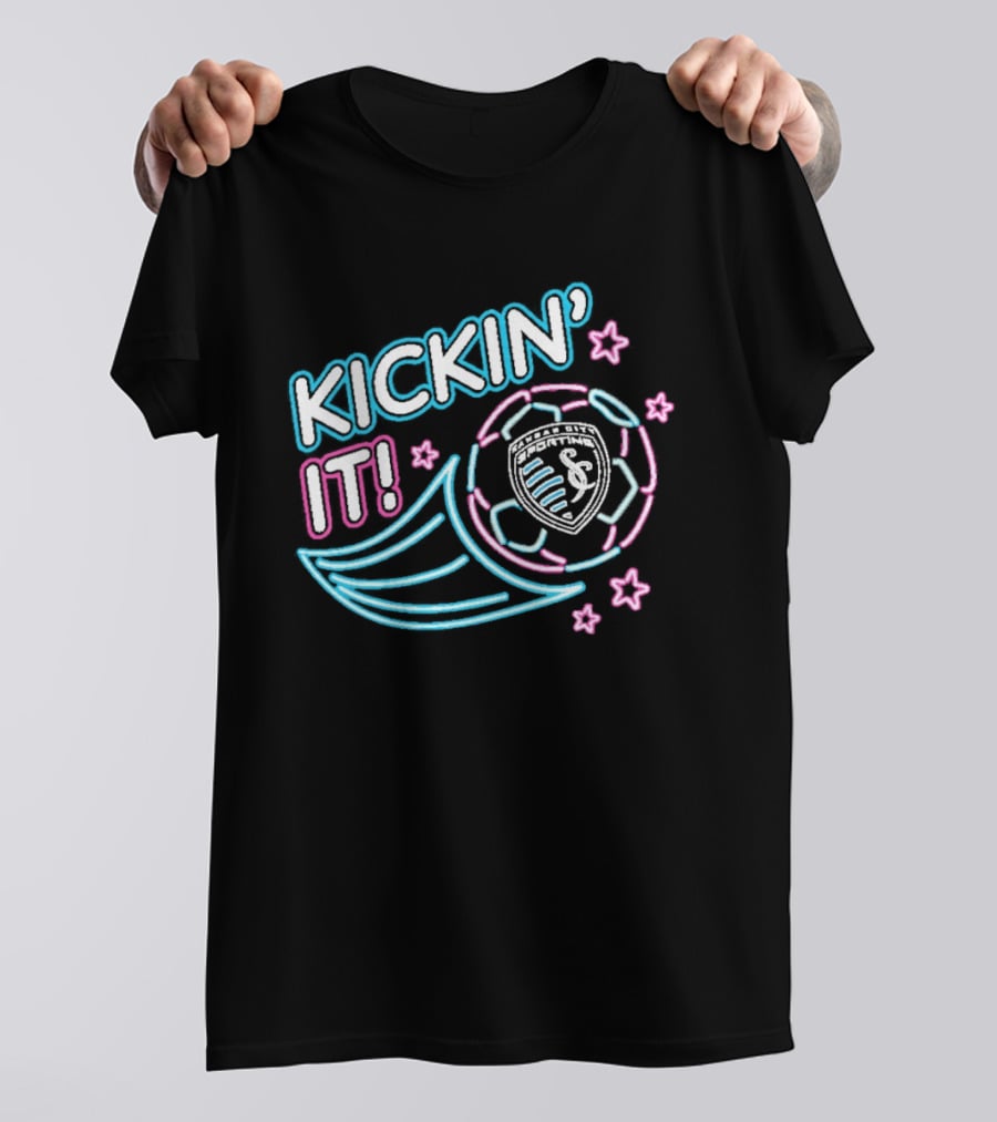 Kickin' It Sporting KC Soccer Stars And Shield T-Shirt