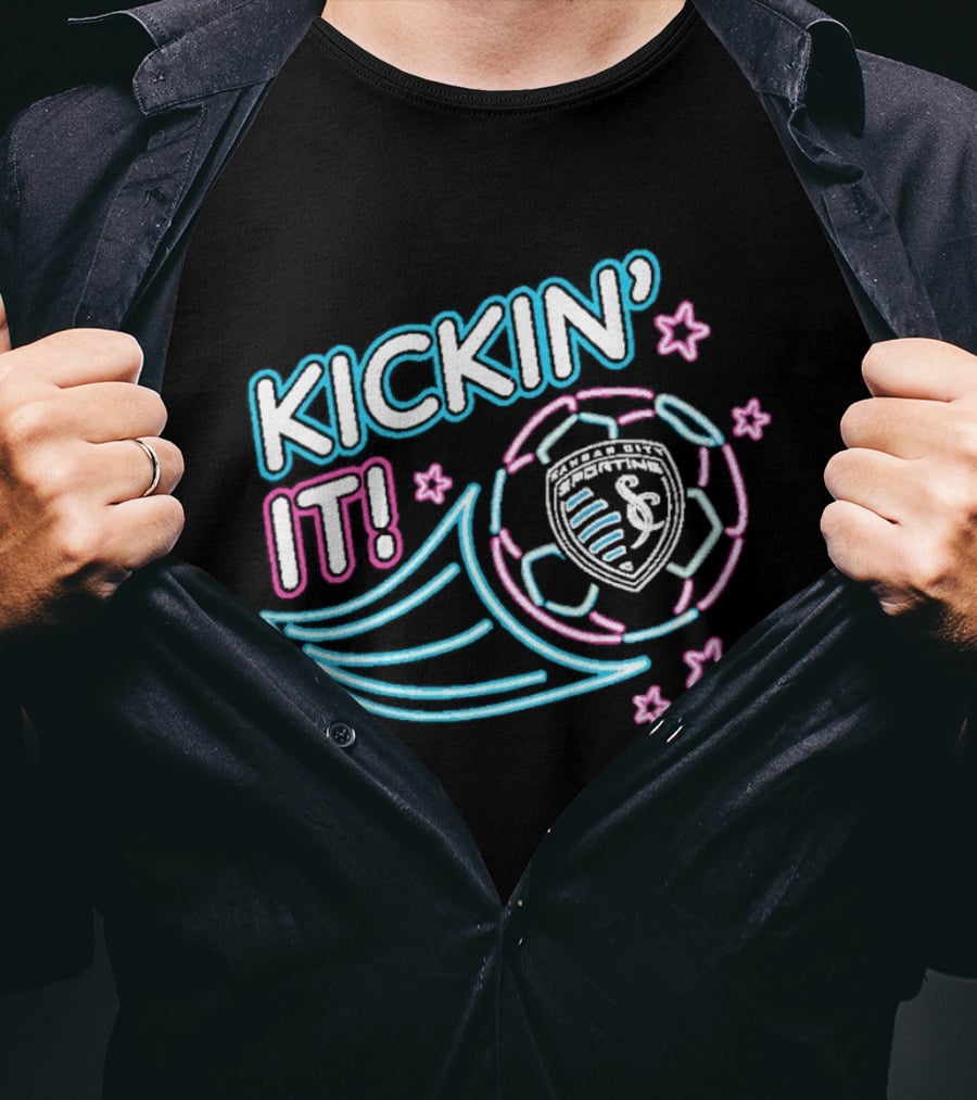 Kickin' It Sporting KC Soccer Stars And Shield T-Shirt
