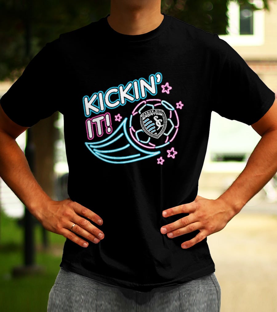 Kickin' It Sporting KC Soccer Stars And Shield T-Shirt