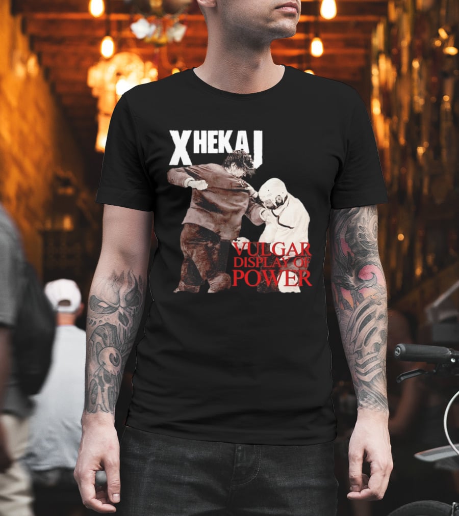 Xhekaj Vulgar Display Of Power Hockey Fight T-Shirt