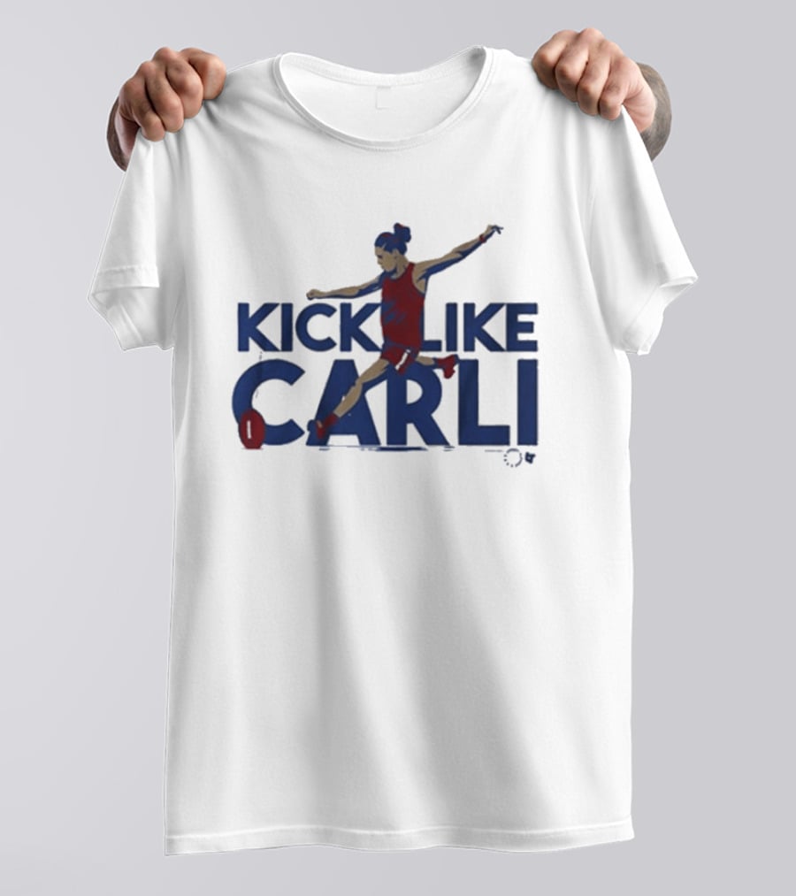 Kick Like Carli USWNT Player Soccer T-Shirt