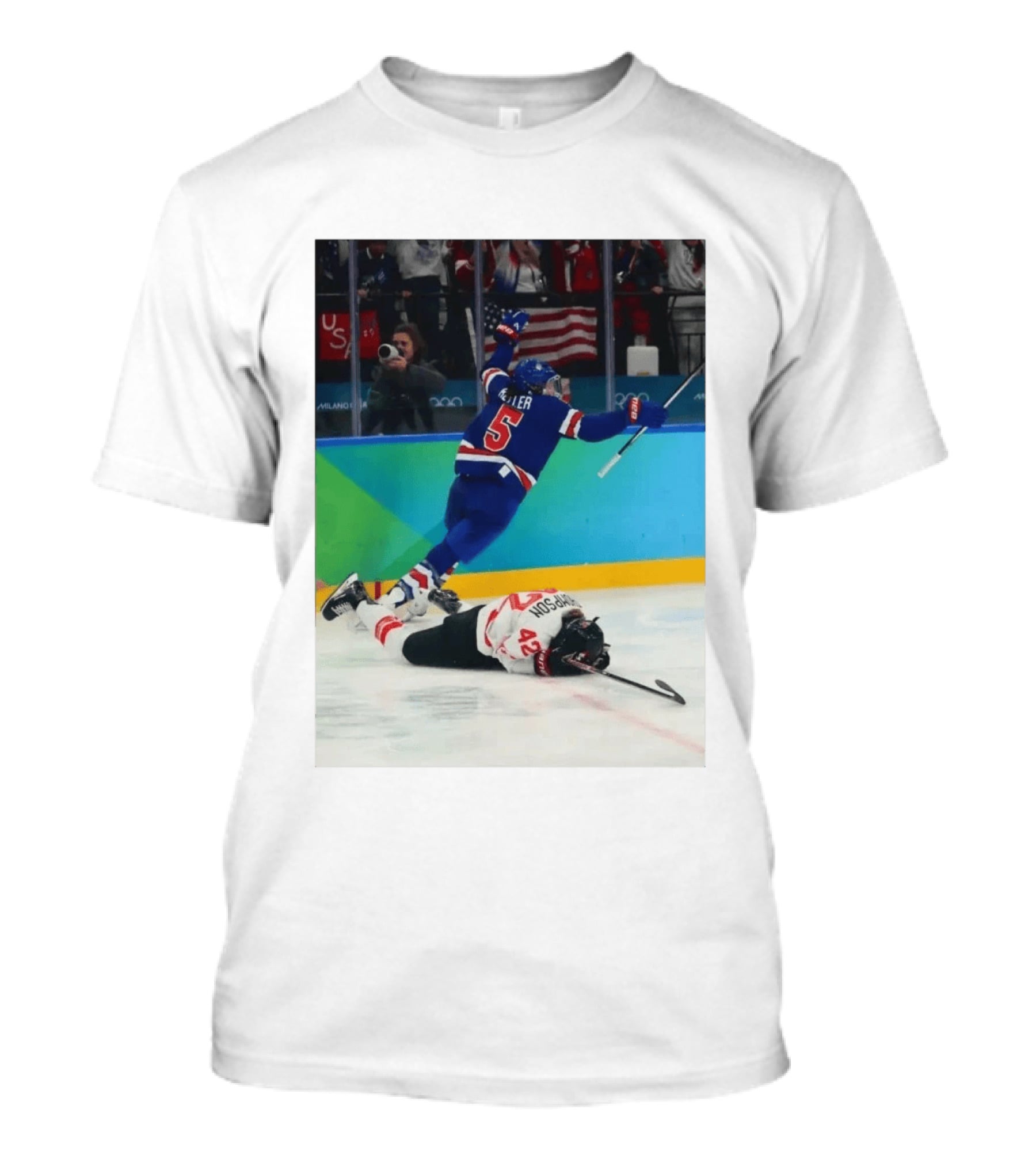 Megan Keller USA Olympic Hockey OT Goal Celebration T-Shirt