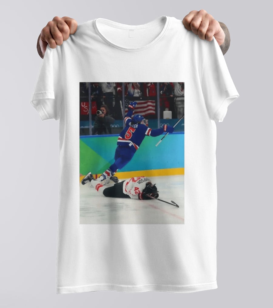 Megan Keller USA Olympic Hockey OT Goal Celebration T-Shirt
