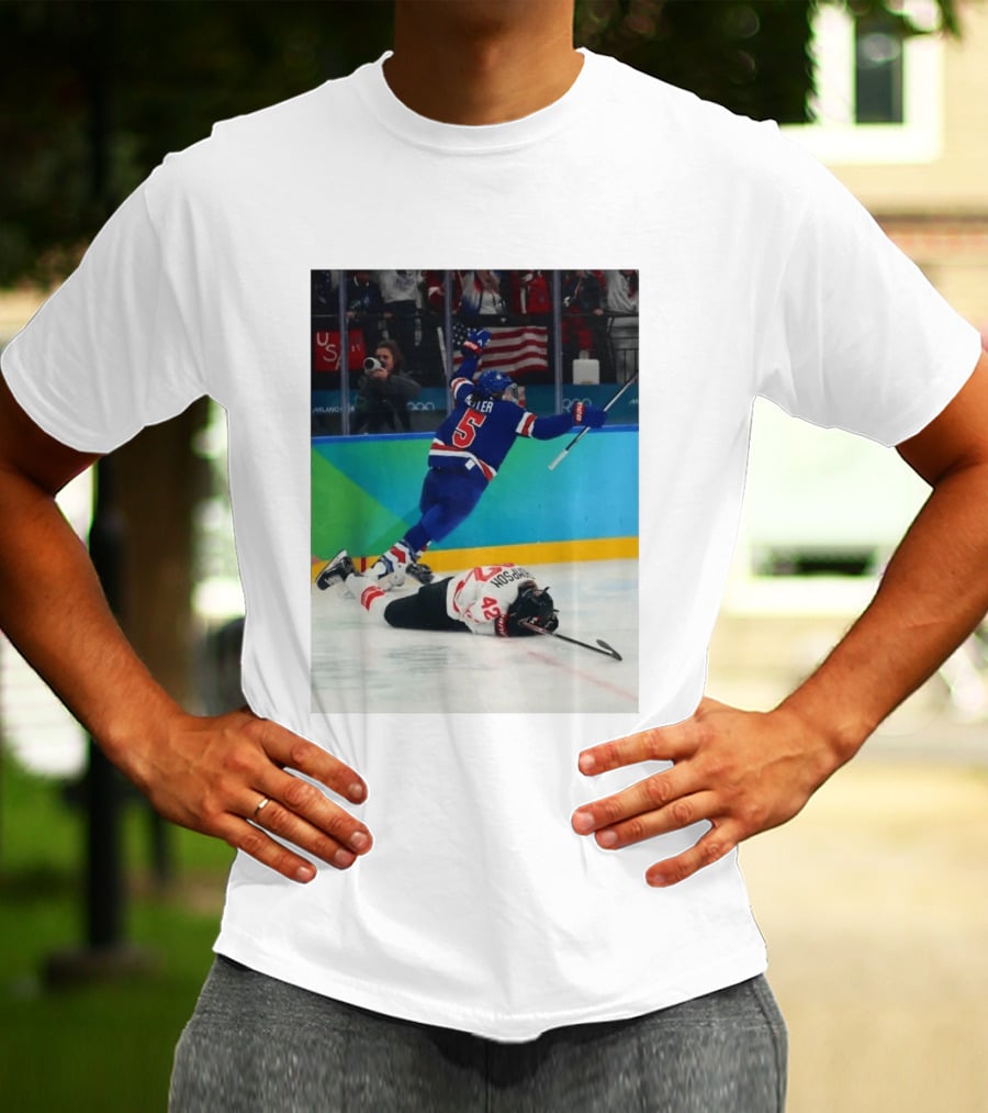 Megan Keller USA Olympic Hockey OT Goal Celebration T-Shirt