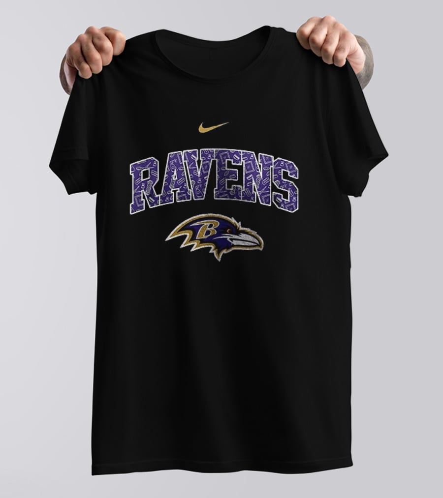 Baltimore Ravens Nike Barber Tools Ravens T-Shirt
