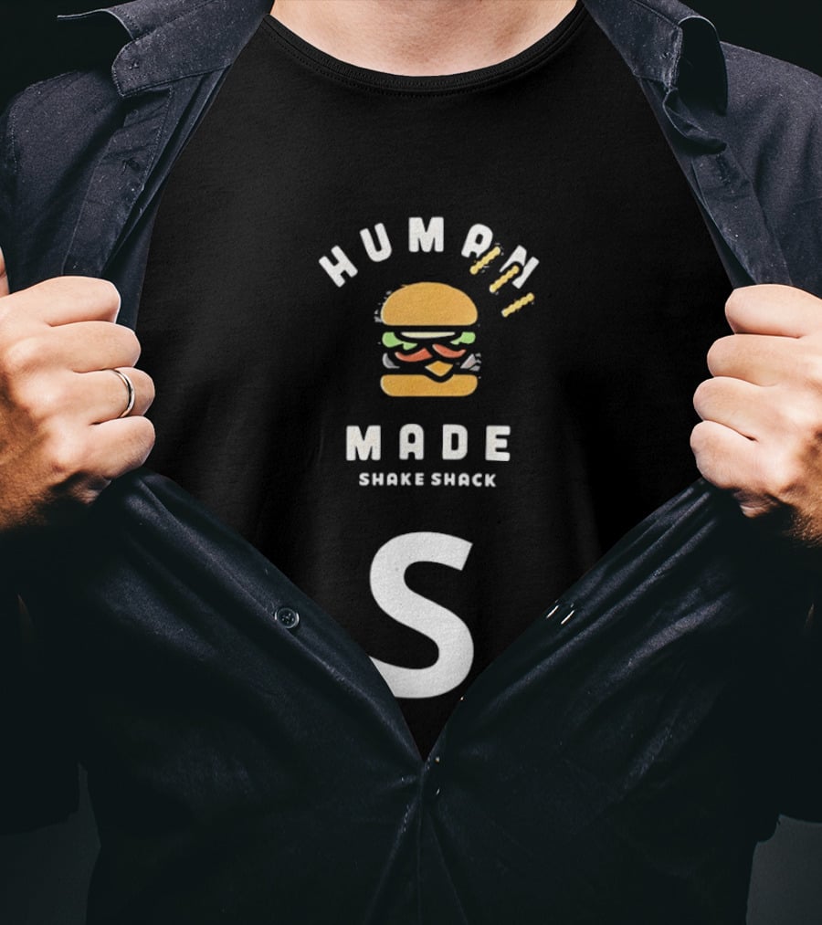Human Made Shake Shack Hamburger Collaboration S T-Shirt