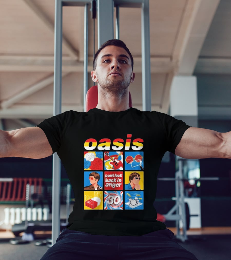 Oasis Don't Look Back In Anger 30 Years Celebration T-Shirt