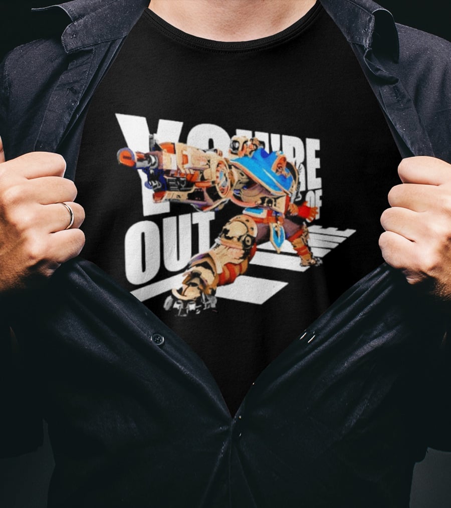 You're Out Of Time Paladins Video Game Character Action Pose T-Shirt