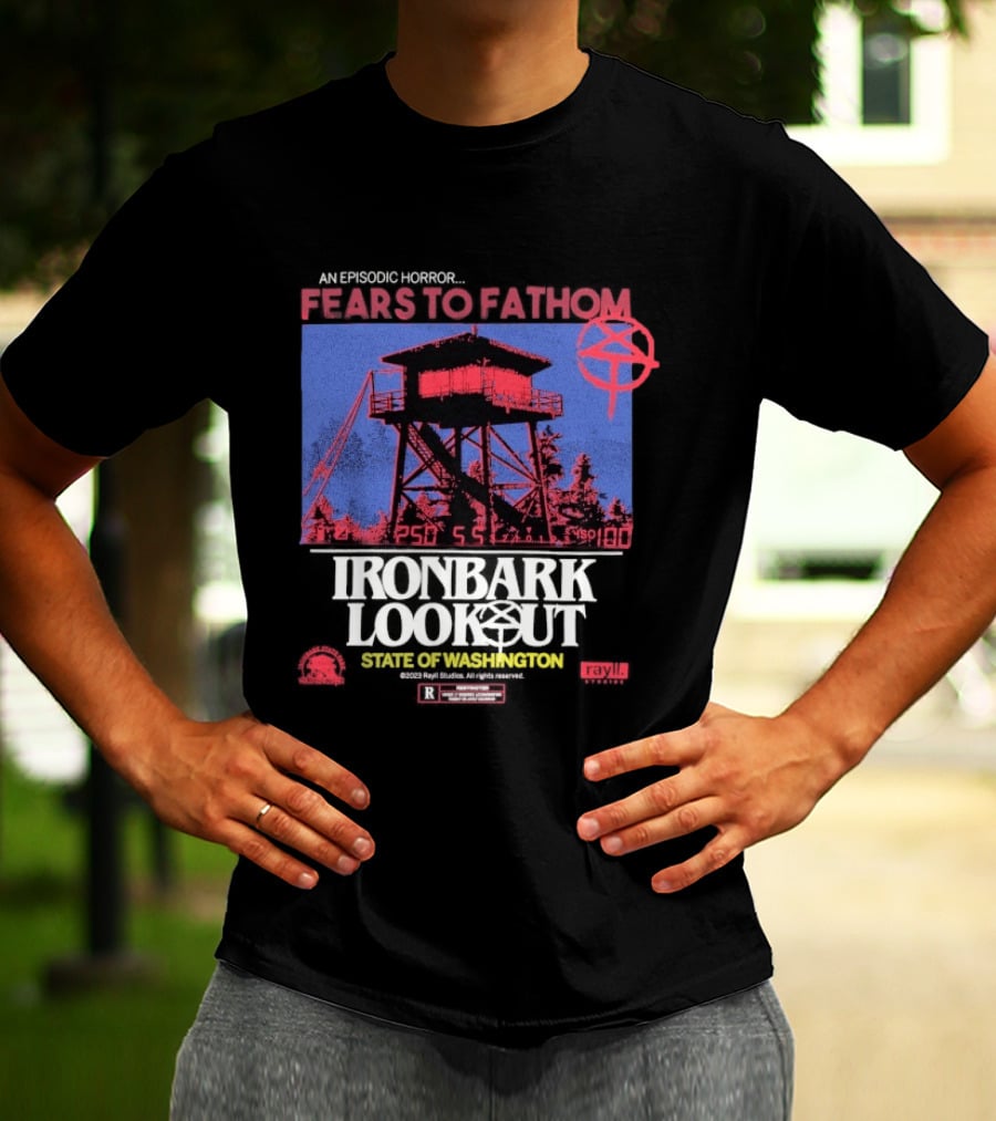 Fears To Fathom Ironbark Lookout State Of Washington Night Episodic Horror T-Shirt