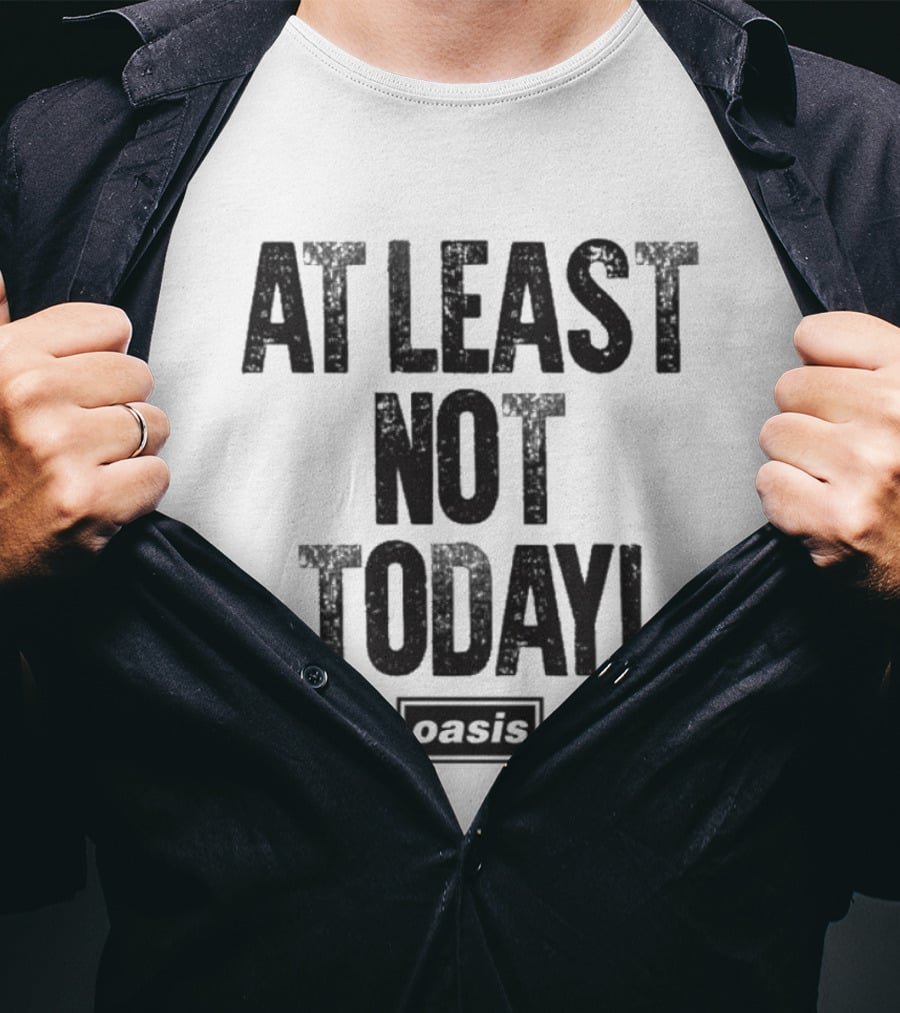 30 Years Don't Look Back In Anger At Least Not Today Oasis T-Shirt