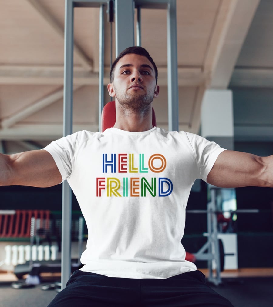 Hello Friend Colorful T-Shirt
