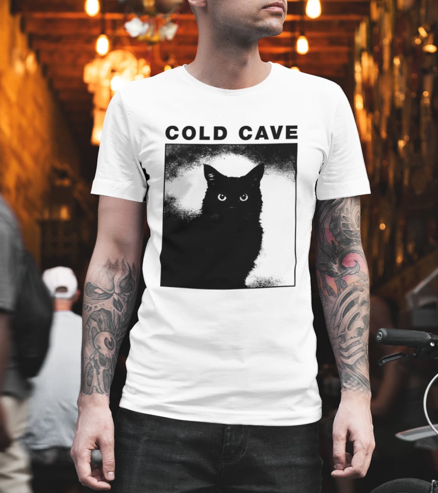 COLD CAVE Cat In Shadow T-Shirt