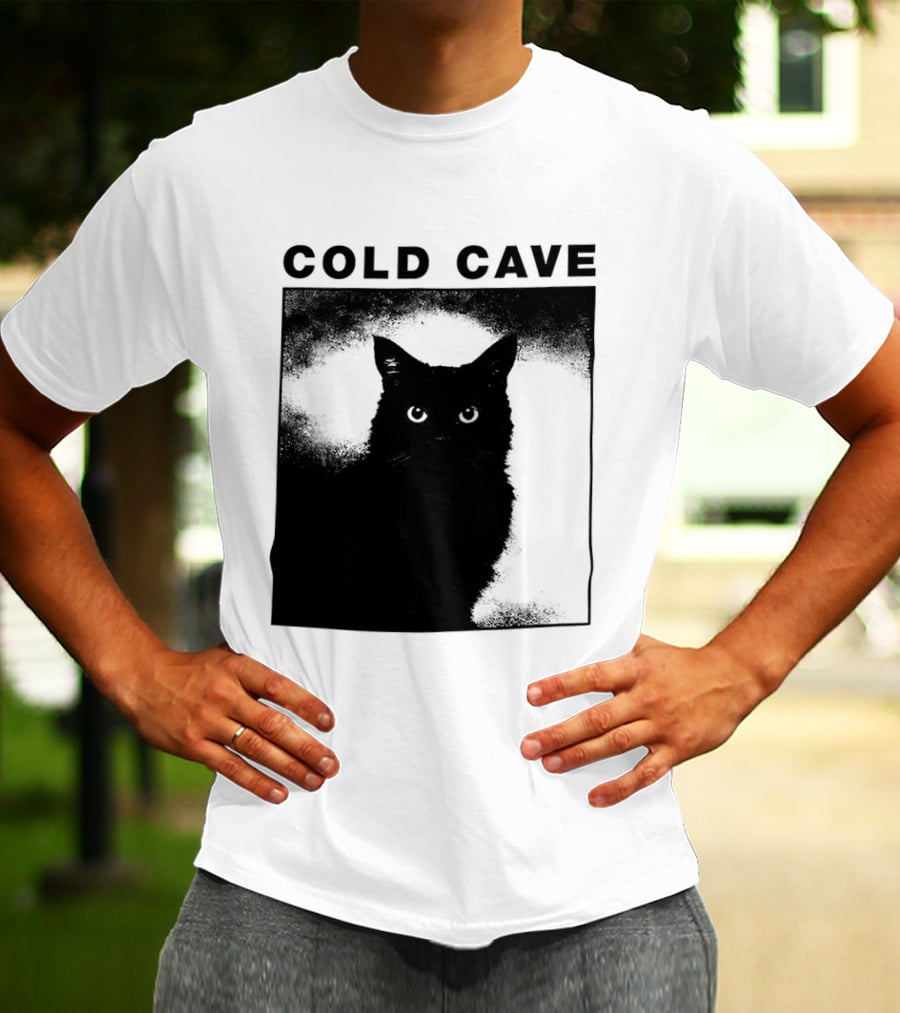 COLD CAVE Cat In Shadow T-Shirt