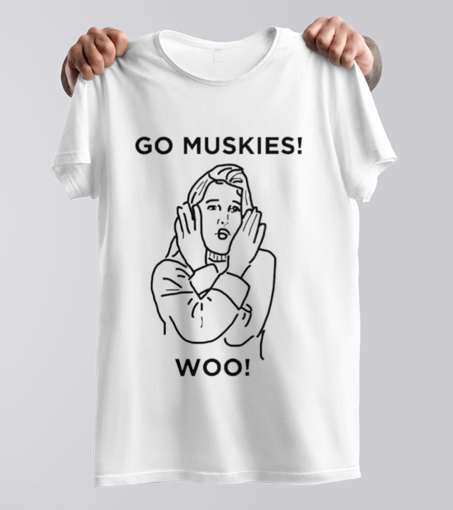 Go Muskies Woo Enthusiastic Cheer T-Shirt