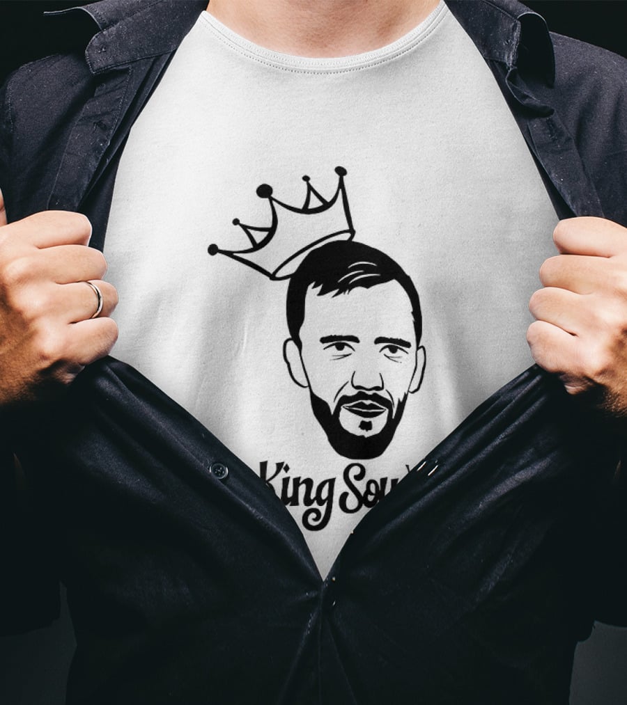 King Soucek Drawing With Crown T-Shirt