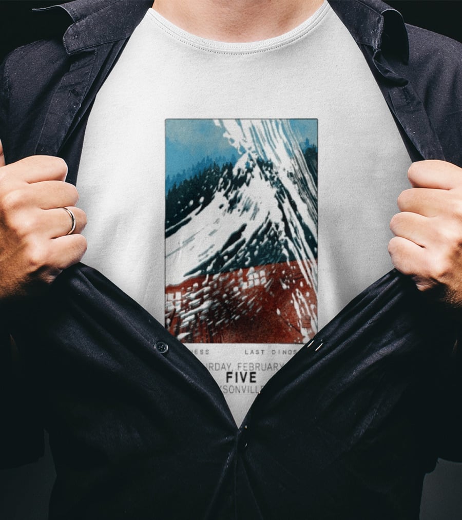 Last Dinosaurs Jacksonville FL Feb 21 2026 Mountain Scene T-Shirt