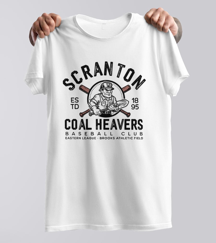 Scranton Coal Heavers Baseball Club Eastern League Brooks Athletic Field 1895 T-Shirt